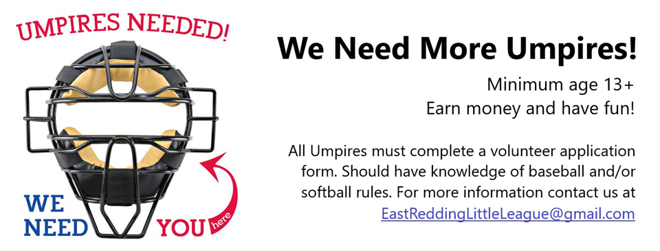 Umpires Needed